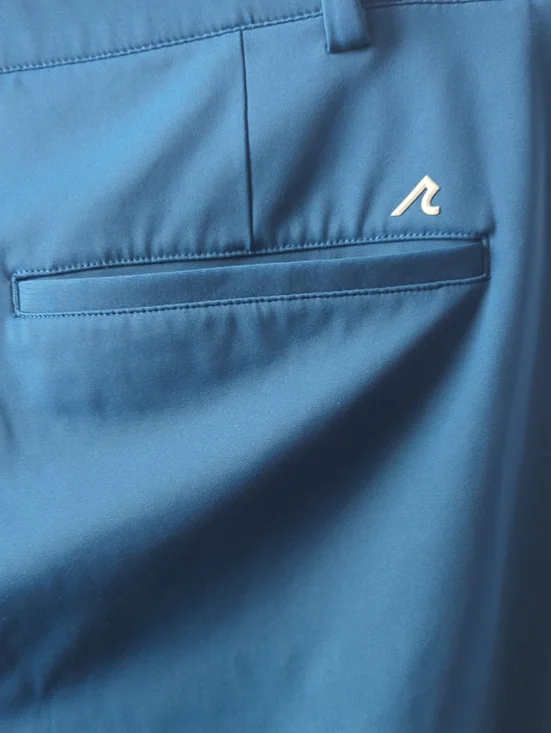 REDVANLY Varick Pull-On Men's Golf Shorts Admiral (Dark Teal Blue)XL 7.5" Inseam - Picture 2 of 7